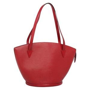LOUIS VUITTON Epi Saint Jacques Shopping Shoulder Bag Red M52277 LV Auth BA4116
